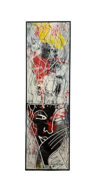 Ferdi de Bruijn + Wandklok rechthoek (421)